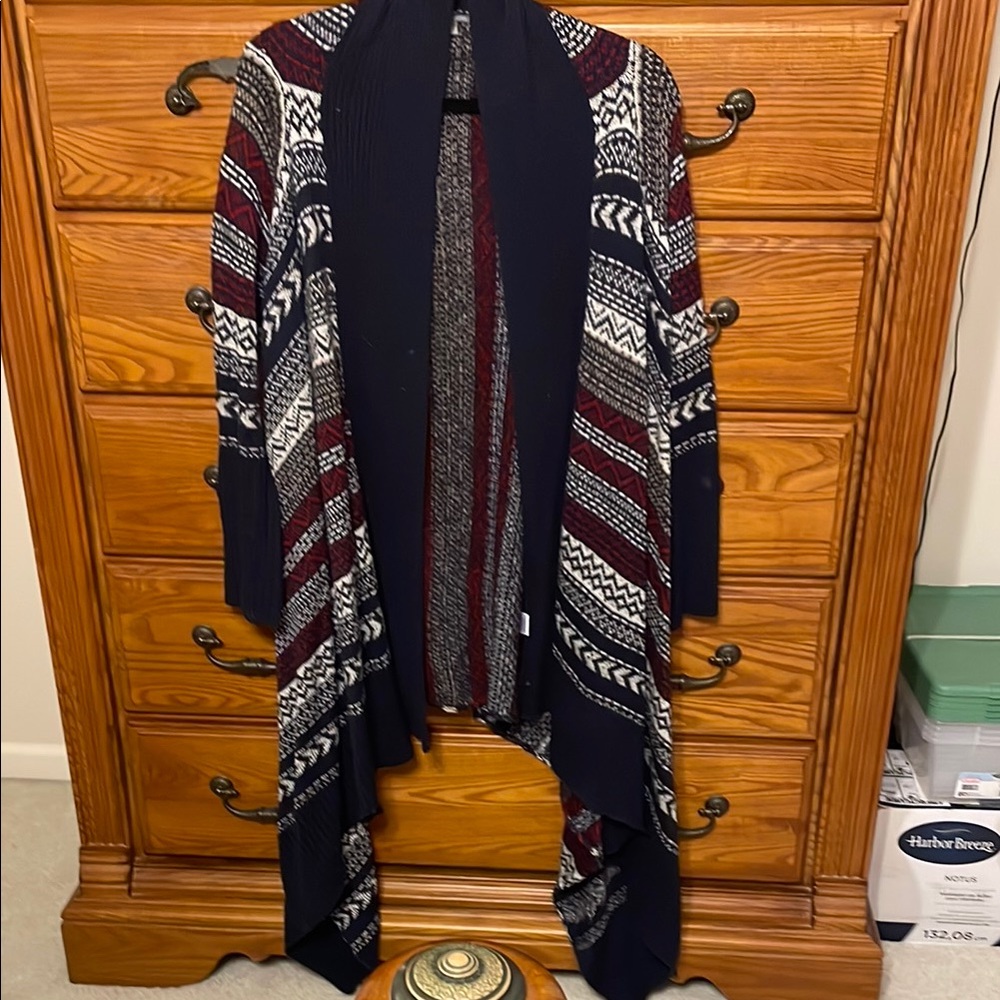 Patterned Knit Cardigan